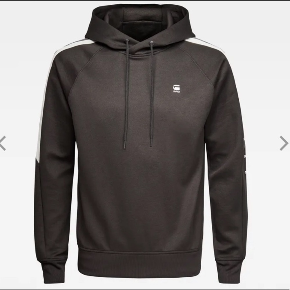 Men’s G-Star Raw Side Striped Pullover Hoodie